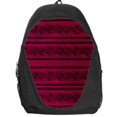 Red barbwire pattern Backpack Bag