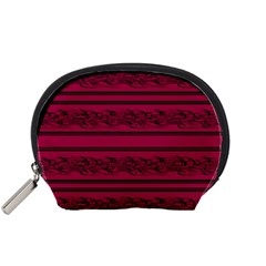 Red barbwire pattern Accessory Pouches (Small) 