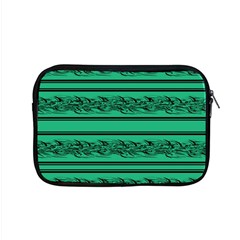 Green Barbwire Apple Macbook Pro 15  Zipper Case by Valentinaart