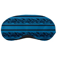 Blue Barbwire Sleeping Masks