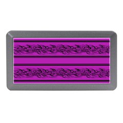 Magenta Barbwire Memory Card Reader (mini) by Valentinaart