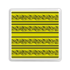 Yellow Barbwire Memory Card Reader (square)  by Valentinaart