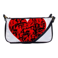 Valentine Hart Shoulder Clutch Bags