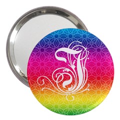 Rainbow Rings  j  3  Handbag Mirror by PhotoThisxyz