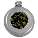 Leggings Round Hip Flask (5 oz) Front