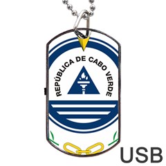 National Emblem Of Cape Verde Dog Tag Usb Flash (two Sides)  by abbeyz71