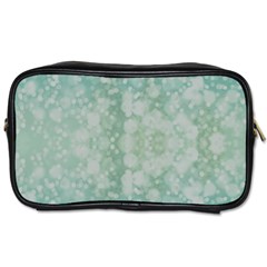 Light Circles, Mint Green Color Toiletries Bags by picsaspassion