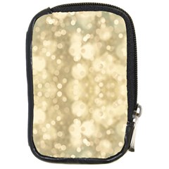 Light Circles, Brown Yellow Color Compact Camera Cases