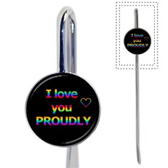 I Love You Proudly Book Mark by Valentinaart