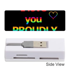 I Love You Proudly Memory Card Reader (stick)  by Valentinaart