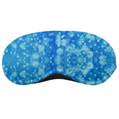 Light Circles, Dark And Light Blue Color Sleeping Masks by picsaspassion