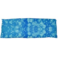 Light Circles, Dark And Light Blue Color Body Pillow Case (dakimakura)