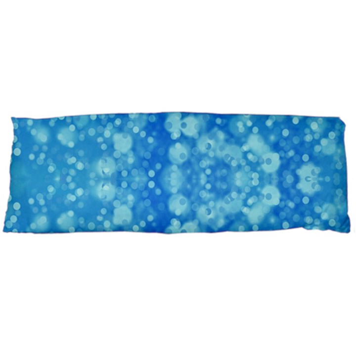 Light Circles, dark and light blue color Body Pillow Case (Dakimakura)
