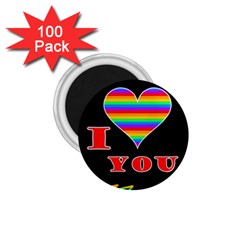 I Love You 1 75  Magnets (100 Pack)  by Valentinaart