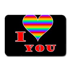 I Love You Plate Mats by Valentinaart