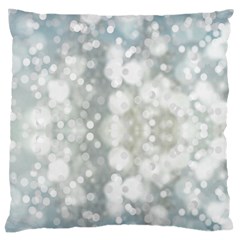 Light Circles, Blue Gray White Colors Standard Flano Cushion Case (two Sides) by picsaspassion