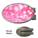 Pink diamond  Money Clips (Oval)  Front