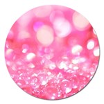 Pink diamond  Magnet 5  (Round) Front