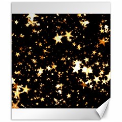 Golden Stars In The Sky Canvas 8  X 10  by picsaspassion