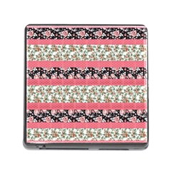 Cute Flower Pattern Memory Card Reader (square) by Brittlevirginclothing