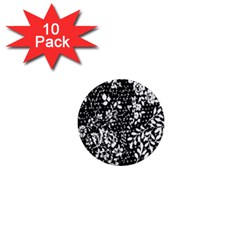 Flower 1  Mini Buttons (10 pack) 