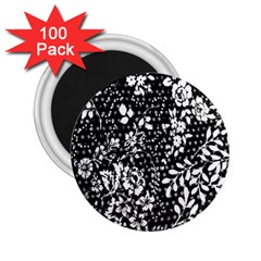 Flower 2 25  Magnets (100 Pack)  by Brittlevirginclothing