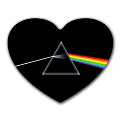 Pink Floyd  Heart Mousepads by Brittlevirginclothing