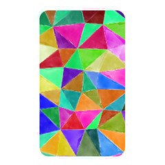 Triangles, colorful watercolor art  painting Memory Card Reader