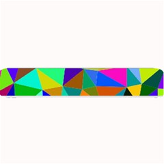 Colorful Triangles, oil painting art Small Bar Mats