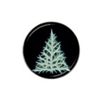 Christmas fir, green and black color Hat Clip Ball Marker (10 pack) Front