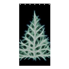 Christmas Fir, Green And Black Color Shower Curtain 36  X 72  (stall) 