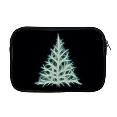 Christmas Fir, Green And Black Color Apple Macbook Pro 17  Zipper Case