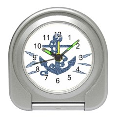 Anchor Pencil Drawing Art Travel Alarm Clocks