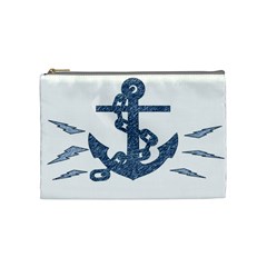 Anchor Pencil Drawing Art Cosmetic Bag (medium) 