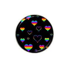 Rainbow Harts Hat Clip Ball Marker (10 Pack) by Valentinaart