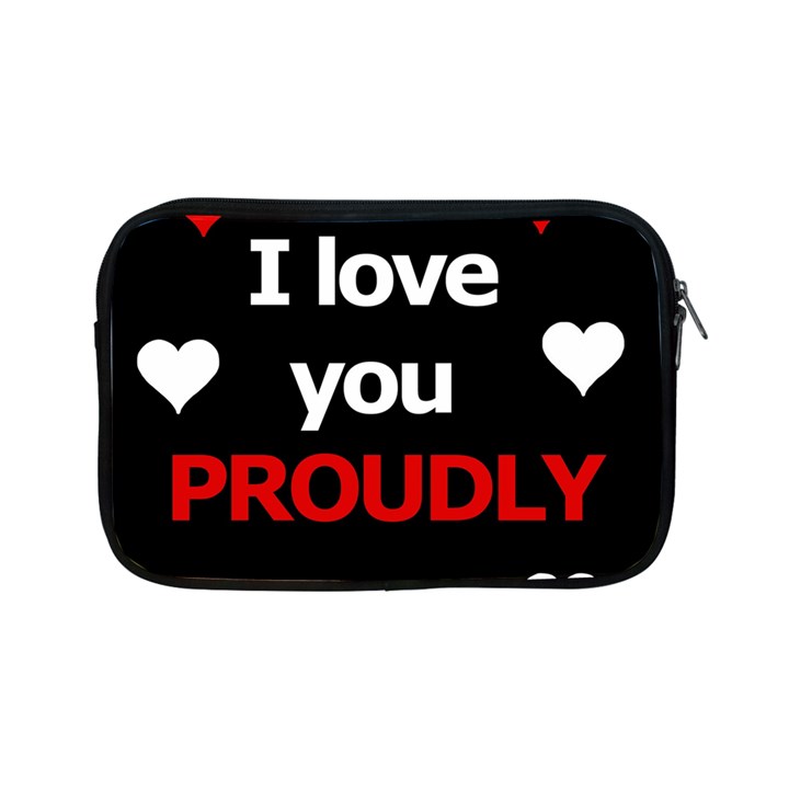 I love you proudly Apple iPad Mini Zipper Cases