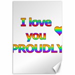 I love you proudly 2 Canvas 20  x 30   19.62 x28.9  Canvas - 1