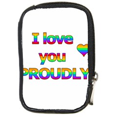I Love You Proudly 2 Compact Camera Cases by Valentinaart