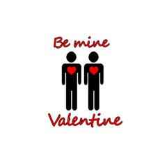 Be Mine Valentine Shower Curtain 48  X 72  (small)  by Valentinaart