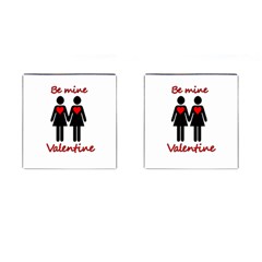 Be My Valentine 2 Cufflinks (square) by Valentinaart