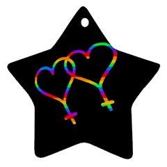 Love Is Love Ornament (star)  by Valentinaart