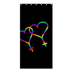 Love Is Love Shower Curtain 36  X 72  (stall) 