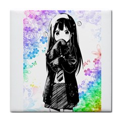 Shy Anime Girl Face Towel by Brittlevirginclothing