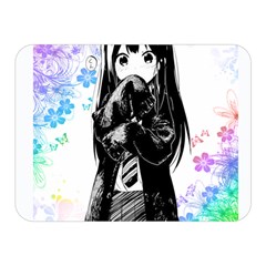 Shy Anime Girl Double Sided Flano Blanket (mini)  by Brittlevirginclothing