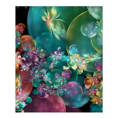 Butterflies, Bubbles, And Flowers Shower Curtain 60  X 72  (medium) 