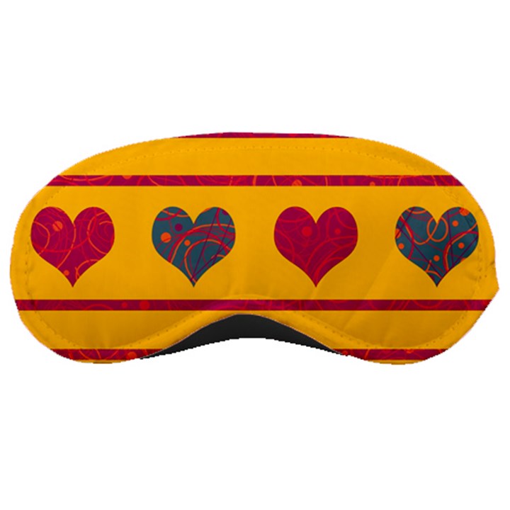 Decorative harts pattern Sleeping Masks