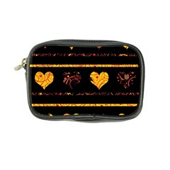 Yellow Harts Pattern Coin Purse