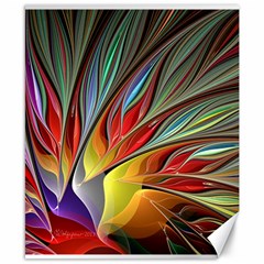 Fractal Bird Of Paradise Canvas 8  X 10  by WolfepawFractals