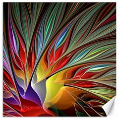 Fractal Bird Of Paradise Canvas 16  X 16  by WolfepawFractals