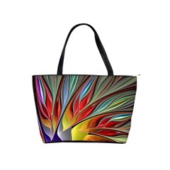 Fractal Bird Of Paradise Classic Shoulder Handbag by WolfepawFractals